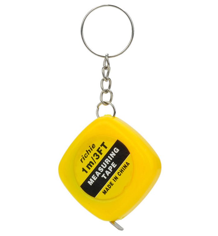 1M Mini Measuring Tape With Key Buckle Portable Random Color Hand Tools With Centimeter And Inch Scale - Todofix hogar