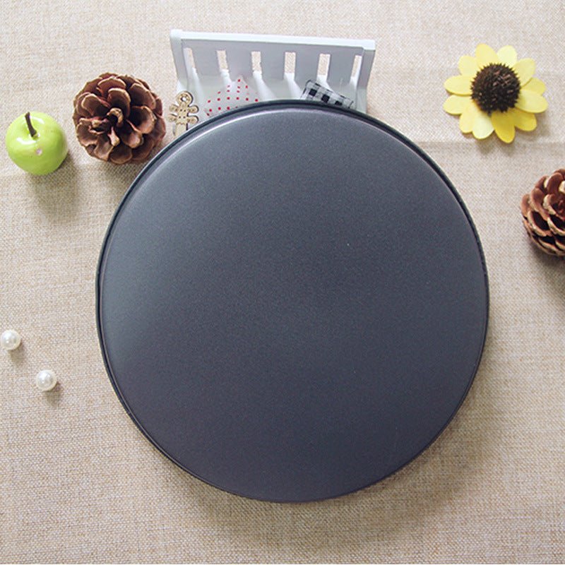 (8 inch) deep / shallow pizza disc eight inch round non stick stick carbon steel baking pan die - Todofix hogar