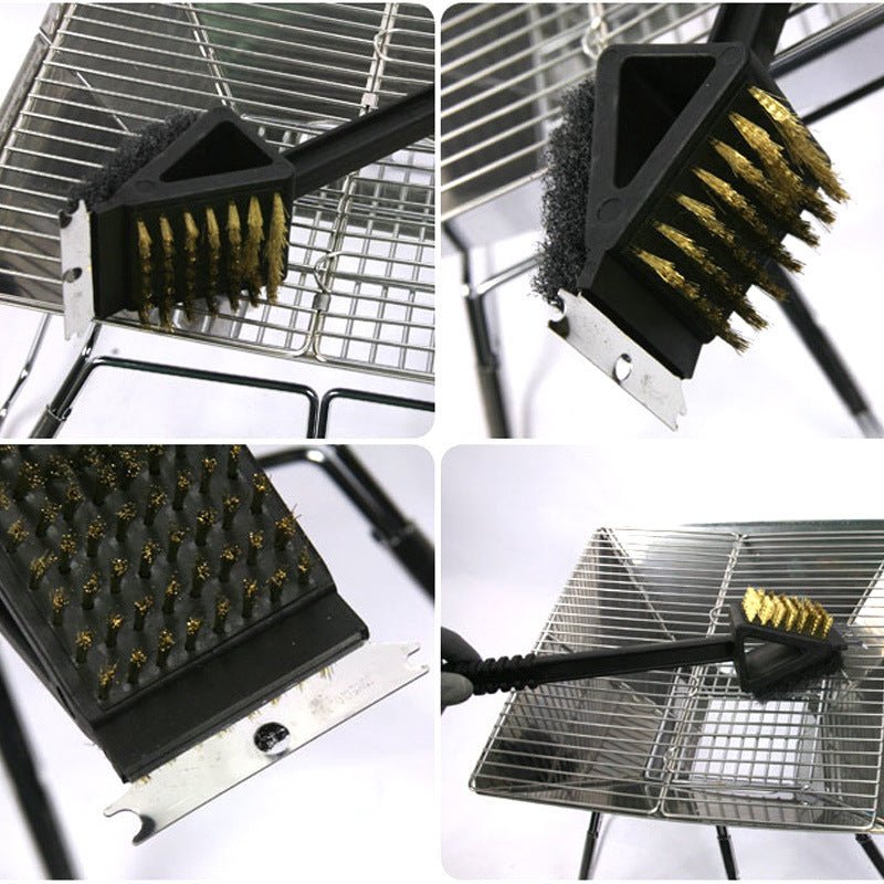 All In One Grill Scraper And Steel Brush Tool - Todofix hogar