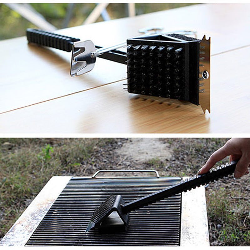 All In One Grill Scraper And Steel Brush Tool - Todofix hogar