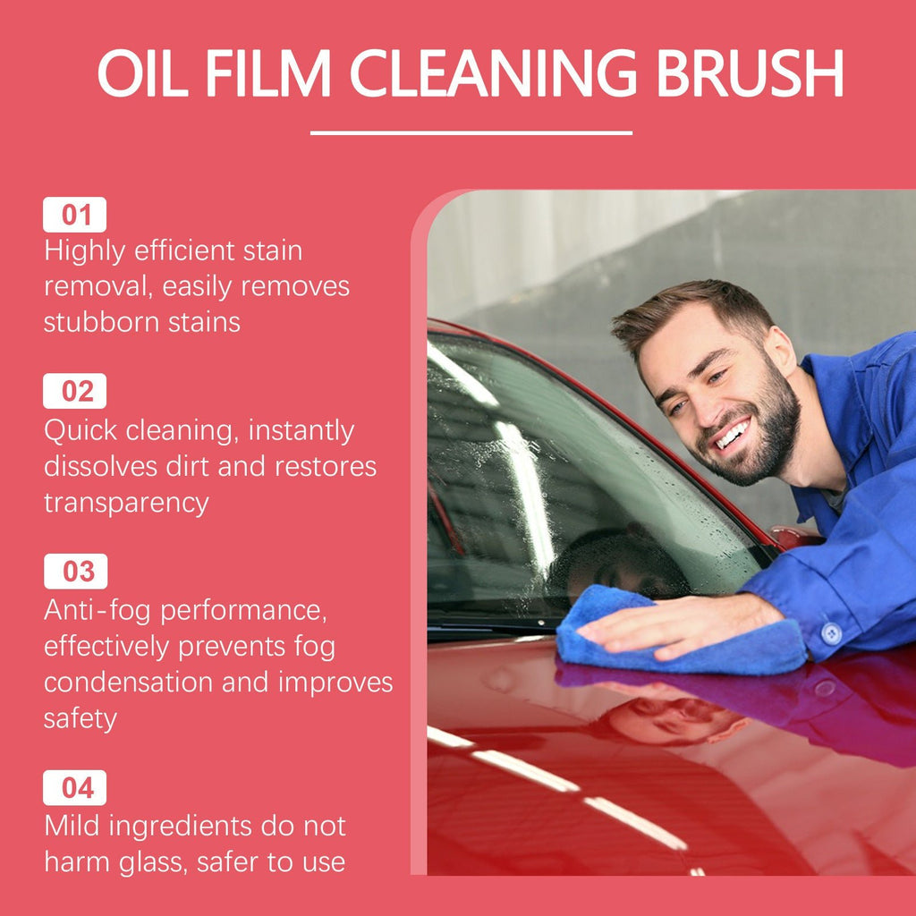 English Color Box Windshield Glass Protector Detergent Kit Decontamination Cleaning Window Rainproof Car Window Cleaning Brush - Todofix hogar