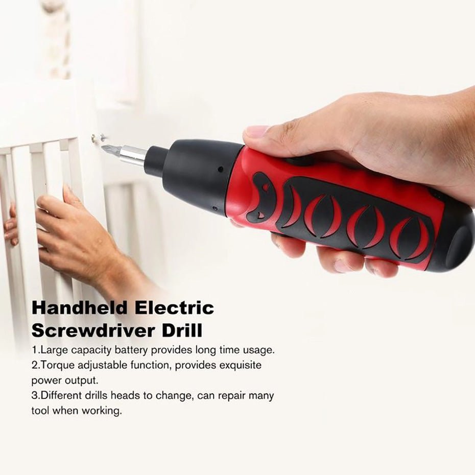 High-Power Multifunctional In-Line Electric Screwdriver - Todofix hogar