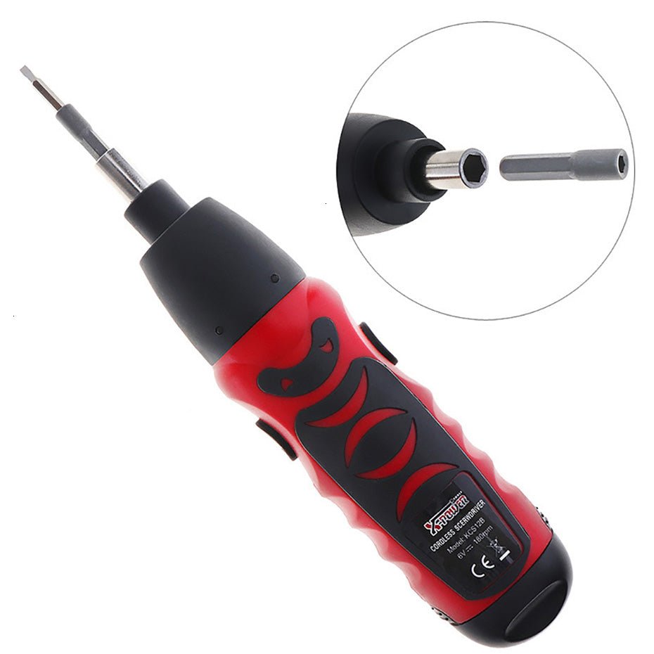 High-Power Multifunctional In-Line Electric Screwdriver - Todofix hogar