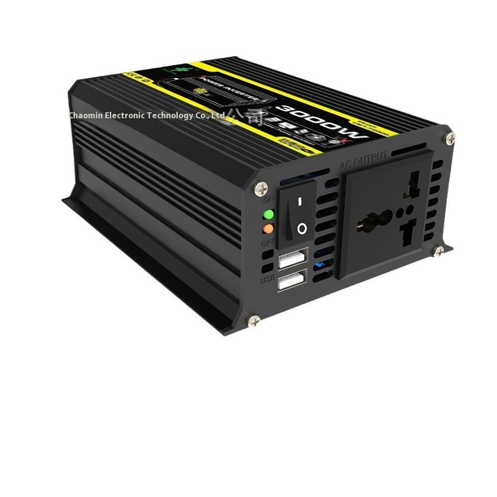 Inverter 12V To 220V110V3000W Vehicle Solar Power Conversion Inverter Off-grid High Frequency Correction - Todofix hogar