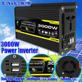 Inverter 12V To 220V110V3000W Vehicle Solar Power Conversion Inverter Off-grid High Frequency Correction - Todofix hogar