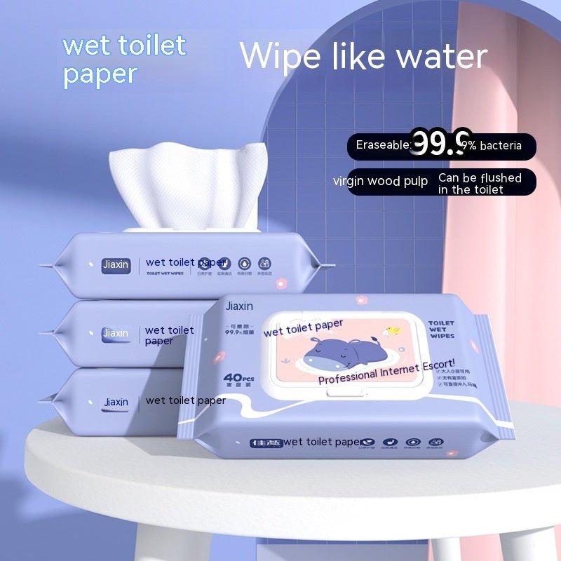 Jiayan Wet Toilet Paper Portable Toilet Sanitary Wipe Wipe Ass Wet - Todofix hogar