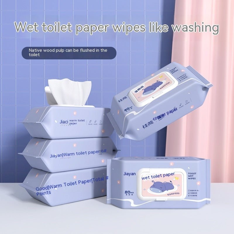 Jiayan Wet Toilet Paper Portable Toilet Sanitary Wipe Wipe Ass Wet - Todofix hogar