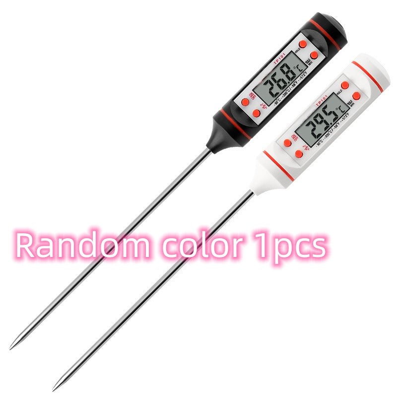 Kitchen oil thermometer kitchen barbecue baking temperature measurement electronic food thermometer - Todofix hogar