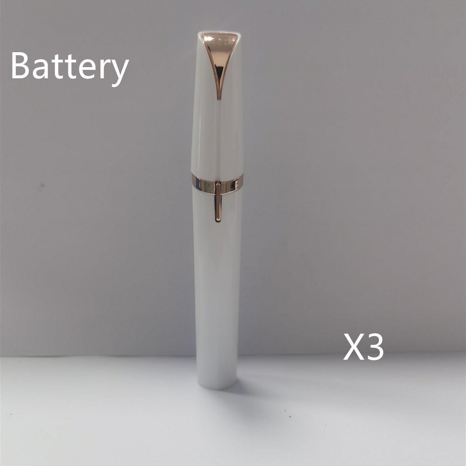 Mini Electric Eyebrow Trimmer Lipstick Brows Pen Hair Remover Painless Razor Epilator with LED Light - Todofix hogar