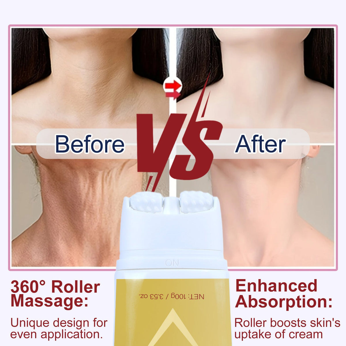Neck Firming Roller Cream - Todofix hogar