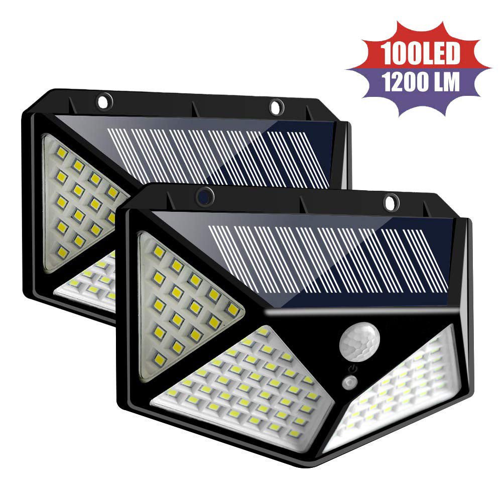 Solar LED Outdoor Wall Light - Todofix hogar