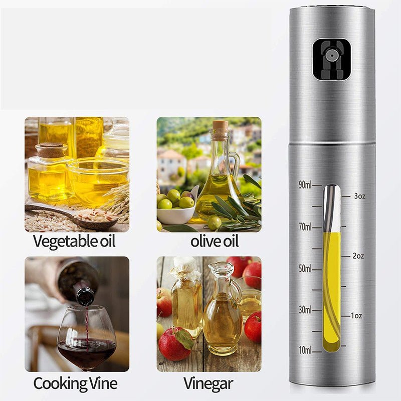 Stainless Steel Oil Spray Bottle - Todofix hogar