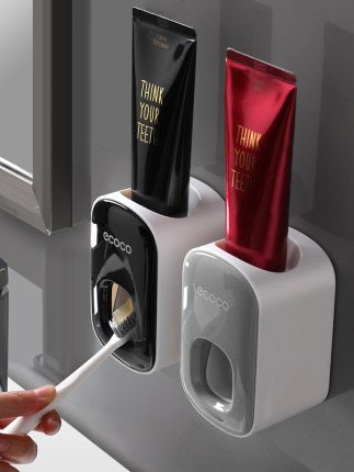 Wall Mounted Automatic Toothpaste Holder Bathroom Accessories Set Dispenser - Todofix hogar