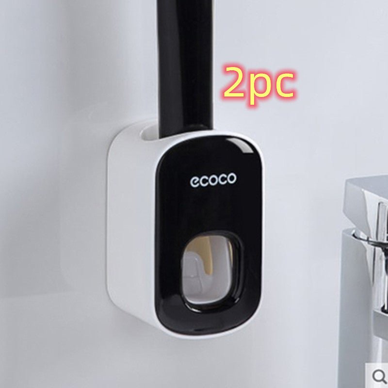 Wall Mounted Automatic Toothpaste Holder Bathroom Accessories Set Dispenser - Todofix hogar
